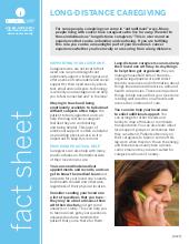 Thumbnail of the PDF version of Long-Distance Caregiving